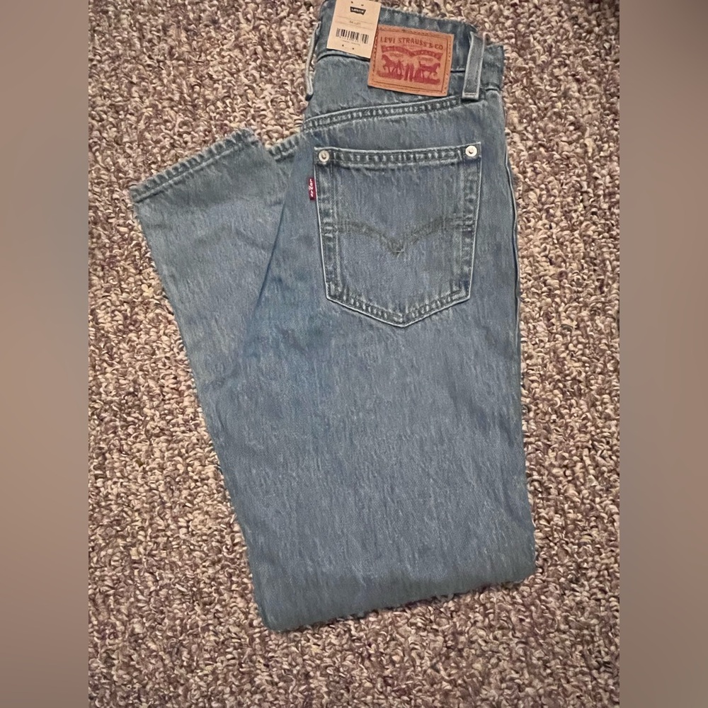 Levi's Classic Straight high waisted MOM  Blue Jeans